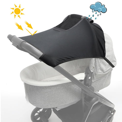 Sun Shade for Stroller Compatible with Evenflo Pivot Modular Travel System, Pram Sunshade Sun Cover, Waterproof Baby