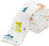 PENG'S M Muslin Baby Burp Cloths, 6-Pack Organic Cotton Washcloths, 20 by 10 Inches, 6 Layers Super Soft Funny Forest