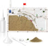Ant Farm Castle - Ant Farms with Yellow Sand and Tool Kit for Kids, Educational Observation Habitat Science Kit