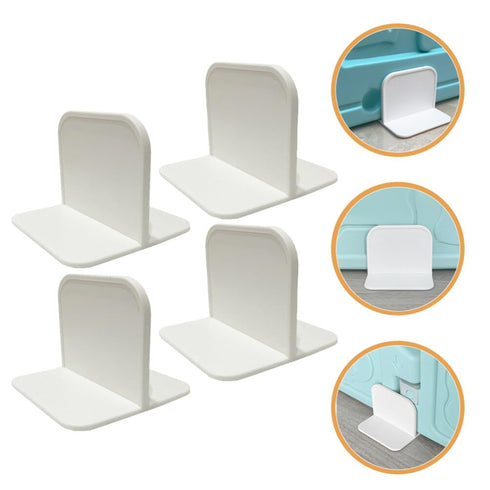 Vaguelly 4pcs Adhesive Furniture Anchors, Anti Tip Playpen Stabilizer, Home Supplies for Child Safety