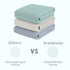 47x47 Inch 3 Pack, Muslin Swaddle Blankets for Newbron, Receivig Blankets for Boys, Large Soft Brethable Lightweight