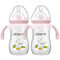 Oberni Baby Bottles, Weighted Straw Toddler Milk Bottles with Non-Slip Handle, Size