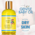 Lather Green 4 oz Gentle Embrace Baby Oil - Hydrating & Soothing for Sensitive Skin