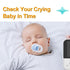Bloepum 4.3Inch Alert,720p Video Baby Monitor, Baby Caregiver, IPS Screen Baby Camera Monitor Lullaby Feeding US Plug