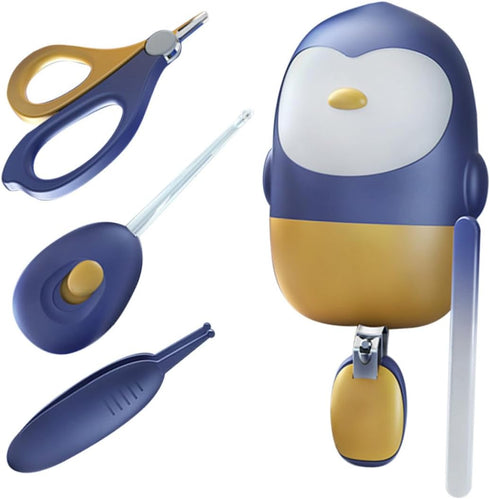Toddmomy Led Nail Clippers for Boy Girl Grooming Kit Set Nail Scissors
