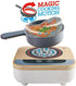 Playset Hape Fun Fan Fryer | Wooden Tabletop Stove with Fan, Kitchen for Preschoolers, Includes Salt and Pepper