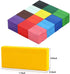 BigOtters Super Domino Blocks - 360PCS Bulk Kit, 12 Colorful Wooden Domino Blocks Educational Racing Game