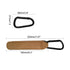 ZAAWUUT Bag,2-Pack Stroller Hooks,Leather Strap Hook for Hanging Diaper Universal Hooks
