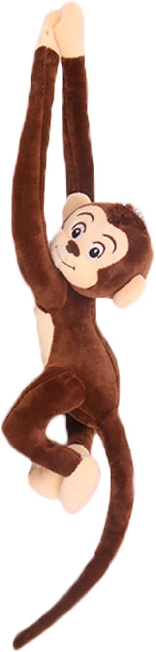35.4" Hanging Monkey Plush, Cute Brown Stuffed Animal Toy for Kids Adults