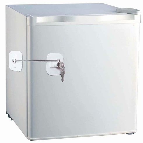 2 Pack Refrigerator Locks with Keys, White Fridge Lock for a Refrigerator