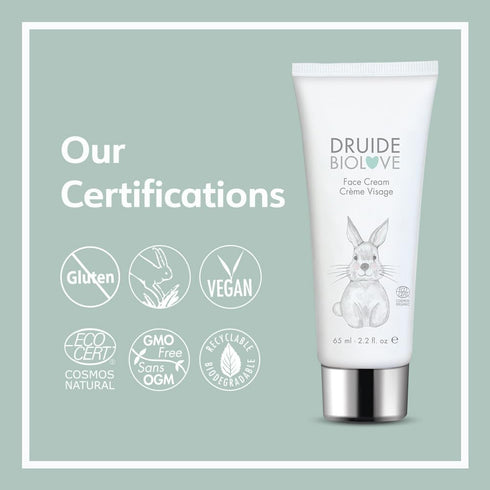 65 ml (2.2 oz BioLove Baby Face Cream Baby Beauty Body Face Moisturizer,Natural Hydration for Dry & Eczema-Prone Skin