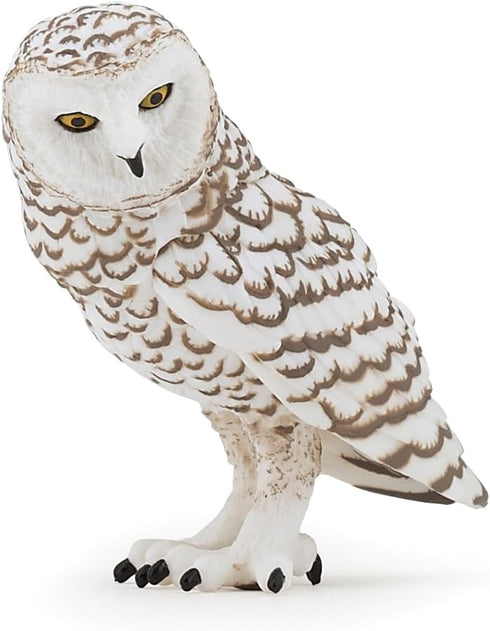 Papo Hand-Painted Figurine, Wild Animal Kingdom, Snowy Owl, 50167, Collectible for Children