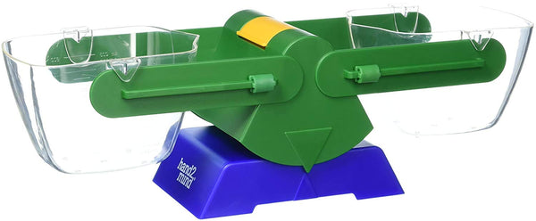 hand2mind Plastic Bucket Balance for Kids Ages 5-8, 2 Clear 1/2 Liter Buckets with Spouts for Easy Pouring