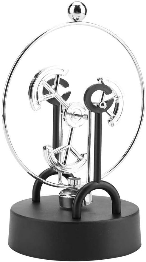 ZJchao Perpetual Motion Model Shake Wiggle Device, Electronic Perpetual Motion Desk Toy Decoration