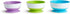 Munchkin Stay Put Suction Bowls, 3 Pack - Baby and Toddler, Blue/Green/Purple