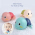 Baby Bath Toys, Wind Up Swimming Turtle Toys for Toddlers, Floating Water Bathtub Shower Toys (3 Pack)