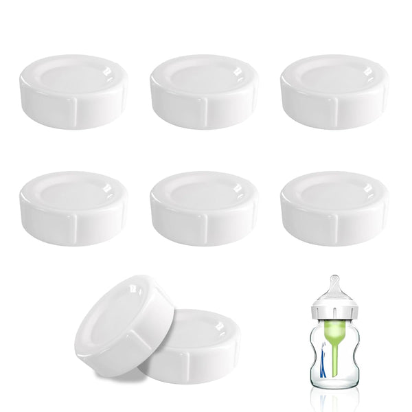 MaiTianna 8pcs Wide Bottle Caps Compatible for Wide-Neck Natural Flow Dr Brown Bottles,BPA