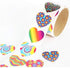 Sticker Roll, 5 Rolls of Back to School Sticker Party Supplies, 500 Stickers for Kids Teachers