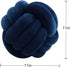 PUXU Blue,11in/28cm) Knot Pillow Ball Round Cushion Pillows, Children Room Decoration Plush Toys Calming Stress Relief