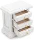 Miniature Bedside 1:12 Furniture Nightstand Drawer Cabinet Model Accessories for Bedroom Mini House Scene Decorations
