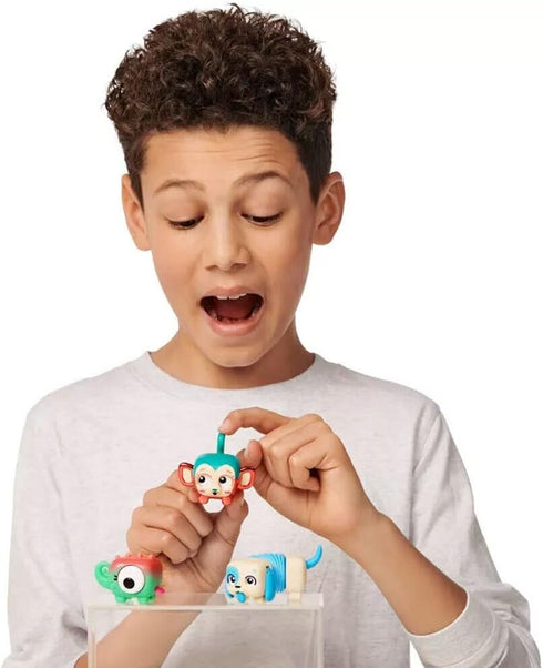 Little Live Pets - Squirkies 3 Pack: Metallic Cheeky Pop Monkey | Interactive Fidget Toys for Kids Ages 5+