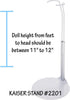 Kaiser Doll Stand 2201, White Doll Stand for 11" to 12" Small-Waisted Fashion Dolls