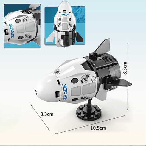 Vilbocr (88 6-12, Dragon Spaceship Building Blocks PCS) - STEM Toys for Kids Ages Creative Construction Kit for Space