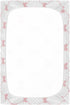 KICPOAY 39 27 Fitted Crib Sheets Trellis Bow Pink Checkered Stretchy Portable Playard Sheets for Baby Toddler