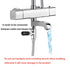 Shower Thermometer - LED Digital Display Baby Bath Water Thermometer with 360° Rotating Screen for Home Bathroom