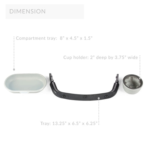 Peg Perego Stroller Child's Tray - Accessory- Compatible with Ypsi Stroller