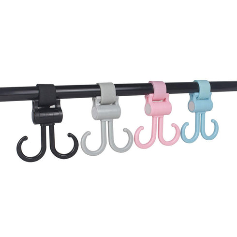 hejhncii Mommys Double Hook Double Car Hook Baby Stuff Organizers Groceries Purse Hook Accessories