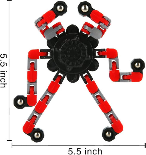 8 Pack 4-8 8-12 Fidget Spinners, Transformable Fidget Spinners Toys Party Favors for Kids Goodie Bag Stocking Stuffers