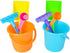The Dreidel Company Mini Beach Playsets, 12-Pack Play Set with 1 Sand Bucket, 1 Shovel, 1 Rake, and 1 Scoop for Kids