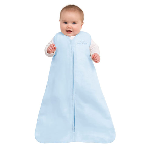 HALO Sleepsack Micro-Fleece Wearable Blanket, TOG 1.0, Baby Blue, X-Large