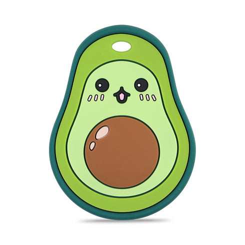 Baby Silicone Teether, BPA Free Soft Chew Toys for Infant Teething Pain Relief, Food Grade Silicone (Avocado)