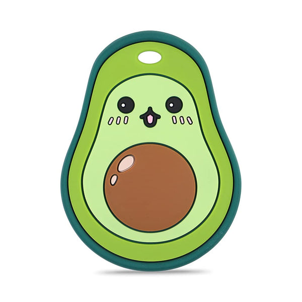 Baby Silicone Teether, BPA Free Soft Chew Toys for Infant Teething Pain Relief, Food Grade Silicone (Avocado)
