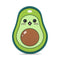 Baby Silicone Teether, BPA Free Soft Chew Toys for Infant Teething Pain Relief, Food Grade Silicone (Avocado)