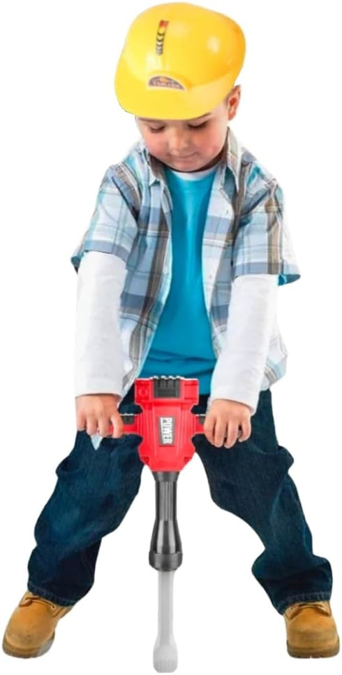 Kids Jackhammer Toy Drill with Goggle and Protection Mask, Pretend Play Power Tools for Boys & Girls