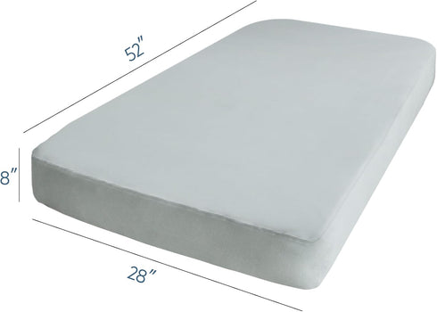 Magik & Kover 2 Pack 52" 28", Stretchy Crib Sheets for Boys Girls, - Fitted Crib Sheets Neutral for Standard Crib