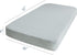 Magik & Kover 2 Pack 52" 28", Stretchy Crib Sheets for Boys Girls, - Fitted Crib Sheets Neutral for Standard Crib