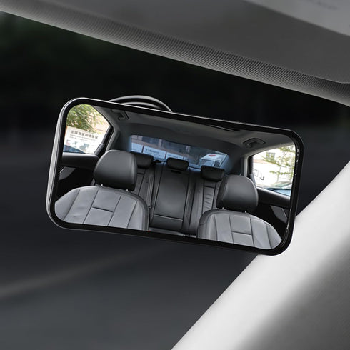 Car,360 Suction Cup Baby Mirror For Adjustable Car Seat Mirror Rear Facing Infant, See All Passengers in the Backseat