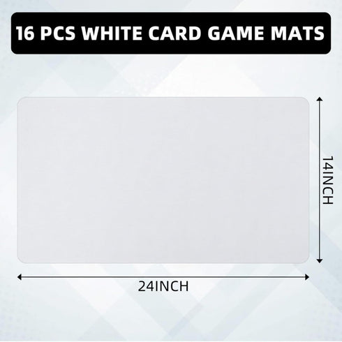 8 14 24 Inch Yexiya Pcs Card Game Mats x Sublimation Blanks Playmat for Trading Board Game Smooth Rubber Playing Mat