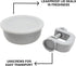 Twistabowl 3-Pack Spill-Proof Baby Bowl with Secure Clip, Lid for Travel, BPA-Free, Dishwasher & Microwave Safe
