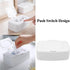 6.68 4.13 2.36 Inches MAGICLULU Refillable Baby Wipes Container Plastic Dispenser with Nonslip Base Portable Wet Tissue