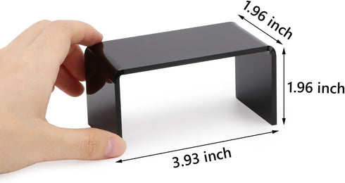 1:12 Dollhouse Furniture End Table Scale Miniature Acrylic Tea Coffee Table Modern Waterfall Minimalist Style
