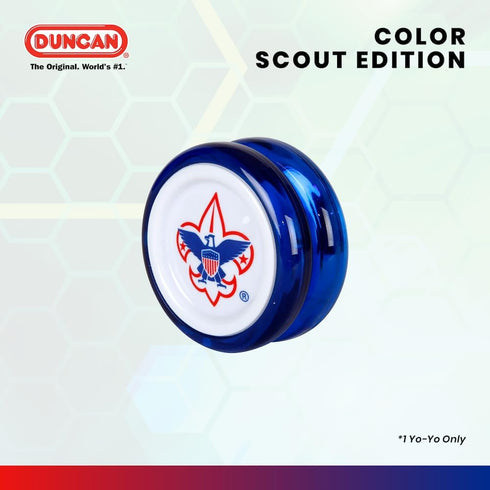 Duncan Toys Hornet Pro Looping Yo-Yo, Blue with White Cap, Ball Bearing Axle and Plastic Body