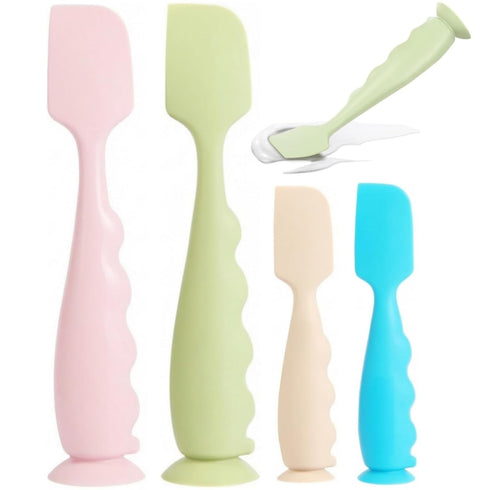 Diaper Cream Spatula 4 Pack,Soft Baby Butt Spatula baby diaper cream Applicator,Convenient