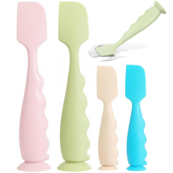 Diaper Cream Spatula 4 Pack,Soft Baby Butt Spatula baby diaper cream Applicator,Convenient