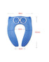 WeTest Upgraded Kids Folding Toilet SeatLarge Non Slip Silicone Pads Travel Portable Reusable Toilet Potty Training