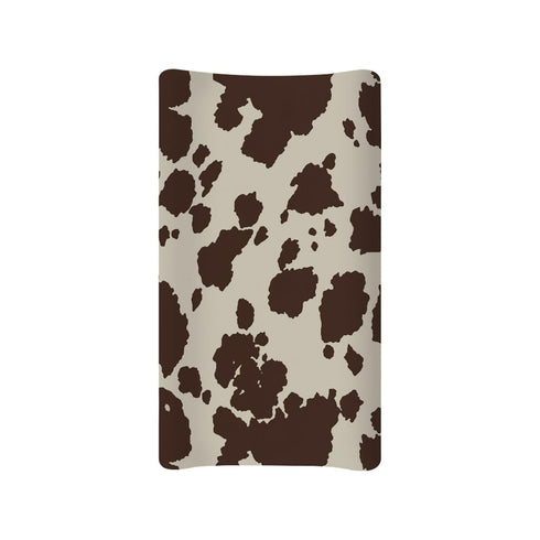 Cows Print Stretchy Changing Pad Covers Ultra Soft Breathable Diaper Changing Table Cover for Baby Boys Girls,Fit Standard 16 x 32 Inch Changing Mats